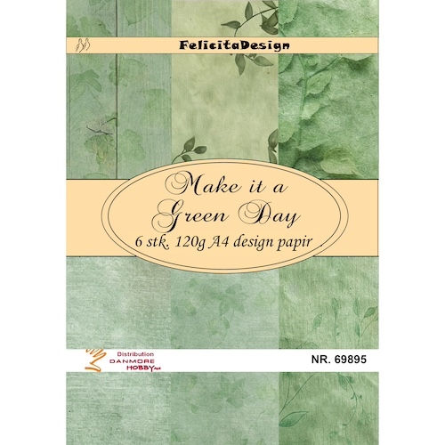 Felicita Design Make it a green day A4 6 stk 120g